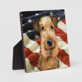 AIREDALE TERRIËR FOTOPLAAT (Voorkant)