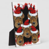 AIREDALE TERRIER FOTOPLAAT (Zijkant)