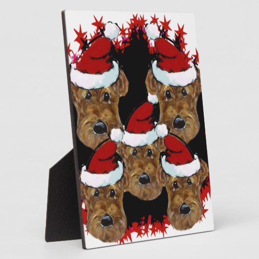 AIREDALE TERRIER FOTOPLAAT (Zijkant)