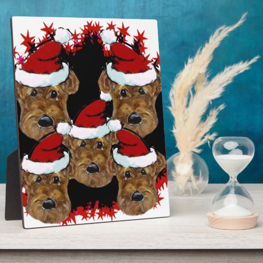 AIREDALE TERRIER FOTOPLAAT (Zijkant)