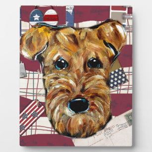 AIREDALE TERRIER FOTOPLAAT