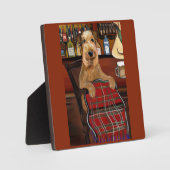 Airedale Terrier Fotoplaat (Voorkant)