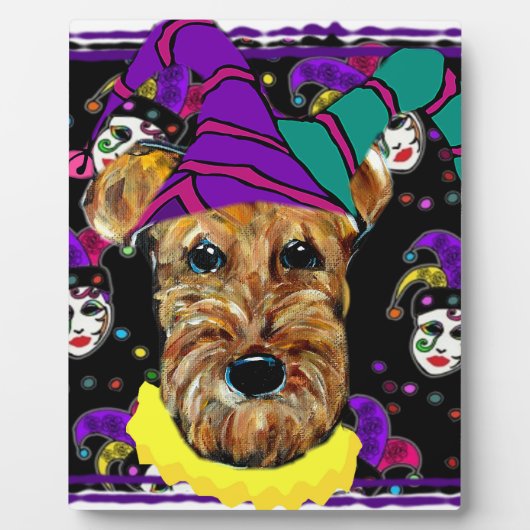 AIREDALE TERRIËR FOTOPLAAT (Voorkant)