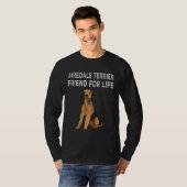 Airedale Terrier Friend For Life Dog  Friendship T-shirt (Voorkant volledig)
