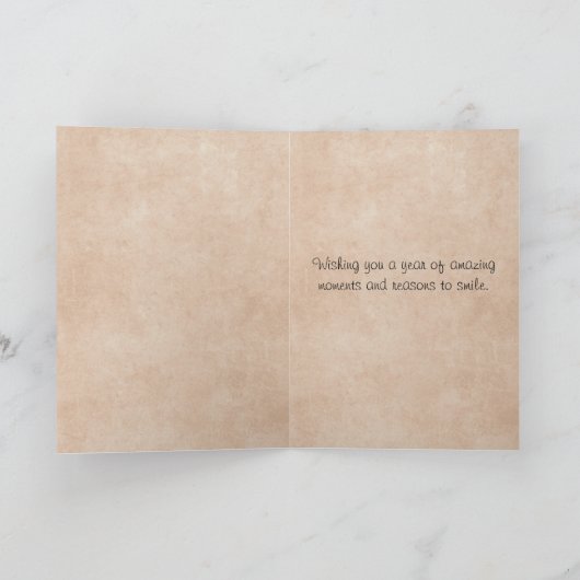 Airedale Terrier Geïllustreerde Verjaardag Kaart (Binnen)