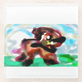 Airedale Terrier Glazen Onderzetter