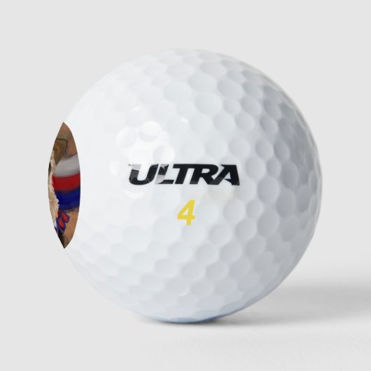 AIREDALE TERRIER GOLFBALLEN (Logo)