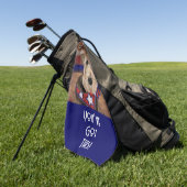 AIREDALE TERRIER GOLFHANDDOEK (Groen)