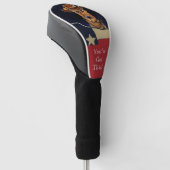 AIREDALE TERRIËR   GOLFHEADCOVER (Schuin)