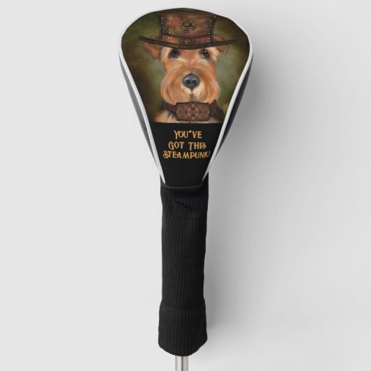 AIREDALE TERRIER GOLFHEADCOVER (Voorkant)