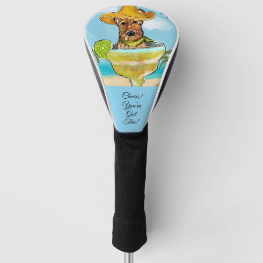 AIREDALE TERRIËR   GOLFHEADCOVER (Voorkant)