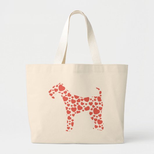 Airedale Terrier Grote Tote Bag (Voorkant)