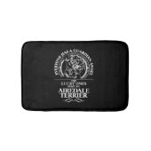 Airedale Terrier Guardian Angel hondenquote Badmat (Voorkant)