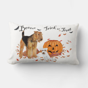 Airedale Terrier Halloween Kussen