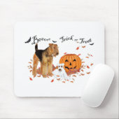 Airedale Terrier Halloween Muismat (Met muis)