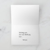 Airedale Terrier Happy Birthday Kaart (Binnen)