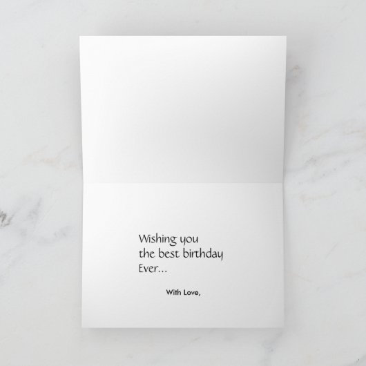 Airedale Terrier Happy Birthday Kaart (Binnen)