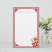 Airedale Terrier heeft mijn hartValentijnsdag Briefpapier (Staand voorkant)