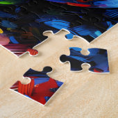 Airedale Terrier hond acrylprint | Kleurrijk Legpuzzel (Zijkant)