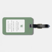 Airedale Terrier Hond Bagage Label (Achterkant horizontaal)