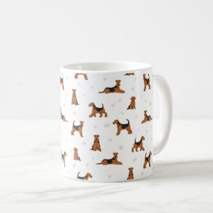 Airedale terriër hond koffiemok
