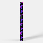 Airedale Terriër Hond Pink Blu Silhouet Mono Zwart Case-Mate iPhone Case (Achterkant / Rechts)