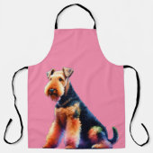Airedale terrier Hond Schort (Voorkant)