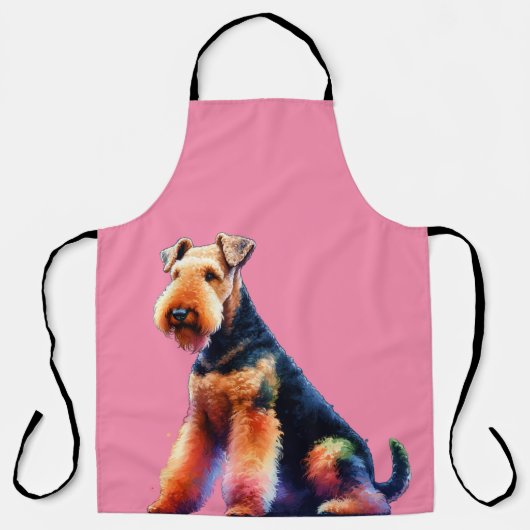 Airedale terrier Hond Schort (Voorkant)
