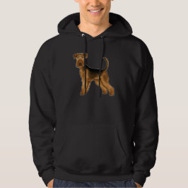 Airedale Terrier Honden Illustratie Bingley Terrie Hoodie