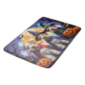 Airedale Terrier Honden Pompoen Halloween Grappig Badmat (Gekanteld)