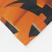 Airedale Terrier Honden Pompoen Halloween Grappig Fleece Deken (Hoek)