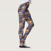 Airedale Terrier Honden Pompoen Halloween Grappig Leggings (Rechts)