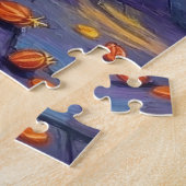 Airedale Terrier Honden Trick-or-Treating Hallowee Legpuzzel (Zijkant)