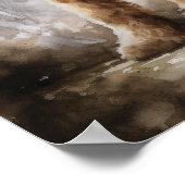 Airedale Terrier Hondenkunst Print Poster (Hoek)