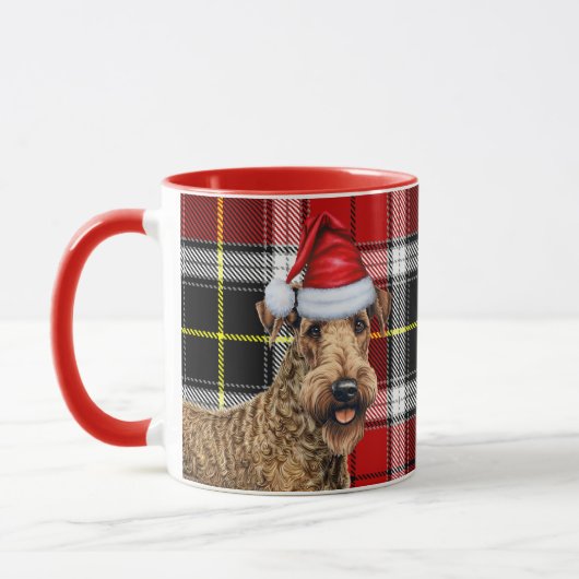 Airedale Terrier Hondenliefhebber Holiday Plaid Ch Mok (Links)