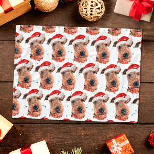 Airedale Terrier-hondenras Kerstmis Fleece Deken