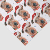 Airedale Terrier-hondenras Kerstmis Tissuepapier (Detail)