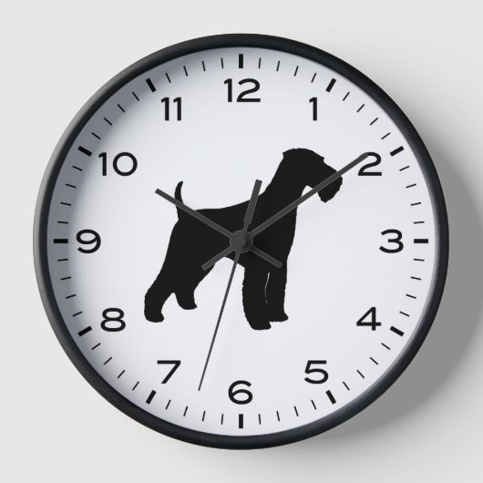 Airedale Terrier hondenras silhouet (Voorkant)