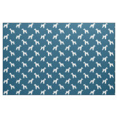 Airedale Terrier Hondenras Silhouettes Pattern Stof (Fat Quarter)