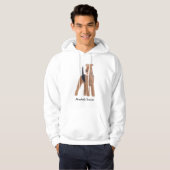 Airedale Terrier Hooded Sweatshirt (Voorkant volledig)