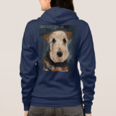 AIREDALE TERRIER HOODIE (Achterkant)