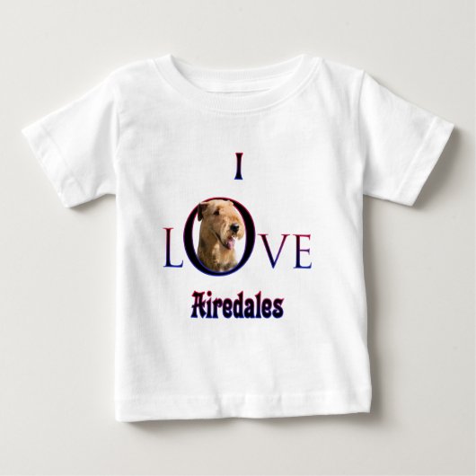 Airedale Terrier Ik Liefde (Voorkant)