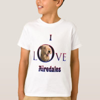 Airedale Terrier Ik Liefde