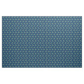 Airedale Terrier in scrubbelde marine Stof (Yard (91,4 cm))