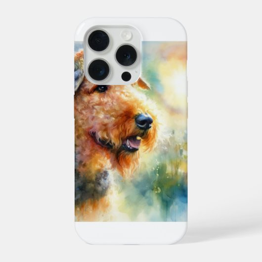 Airedale terrier in the summer light 110924AREF117 iPhone Hoesje (Achterkant)