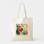 Airedale terrier in the summer light 110924AREF117 Tote Bag (Achterkant)