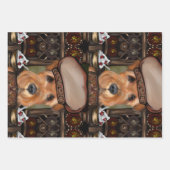 AIREDALE TERRIER INPAKPAPIER VEL (Voorkant 2)