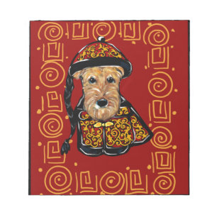 Airedale Terrier Jaar van de Hond Notitieblok