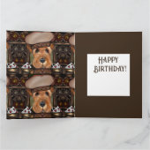 AIREDALE TERRIER KAART (Binnen)