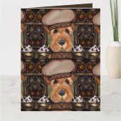 AIREDALE TERRIER KAART (Voorkant)